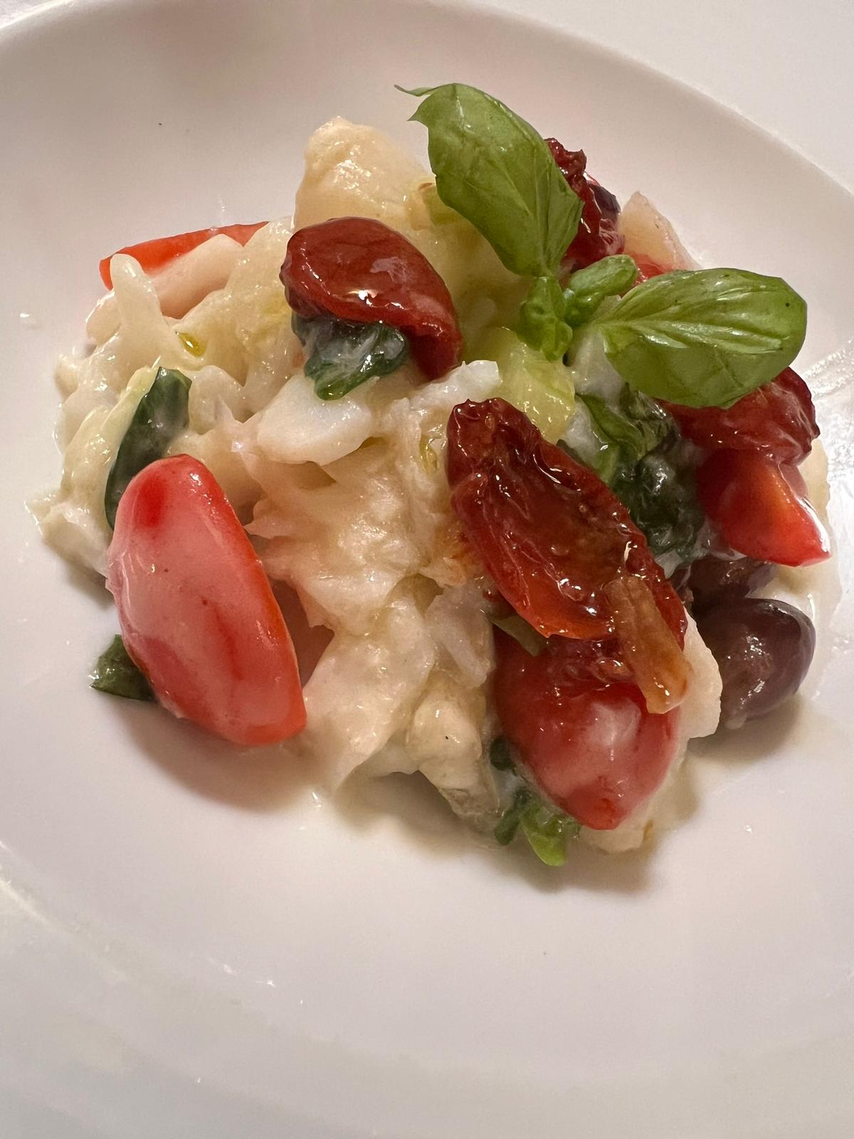Insalata tiepida di Baccalà