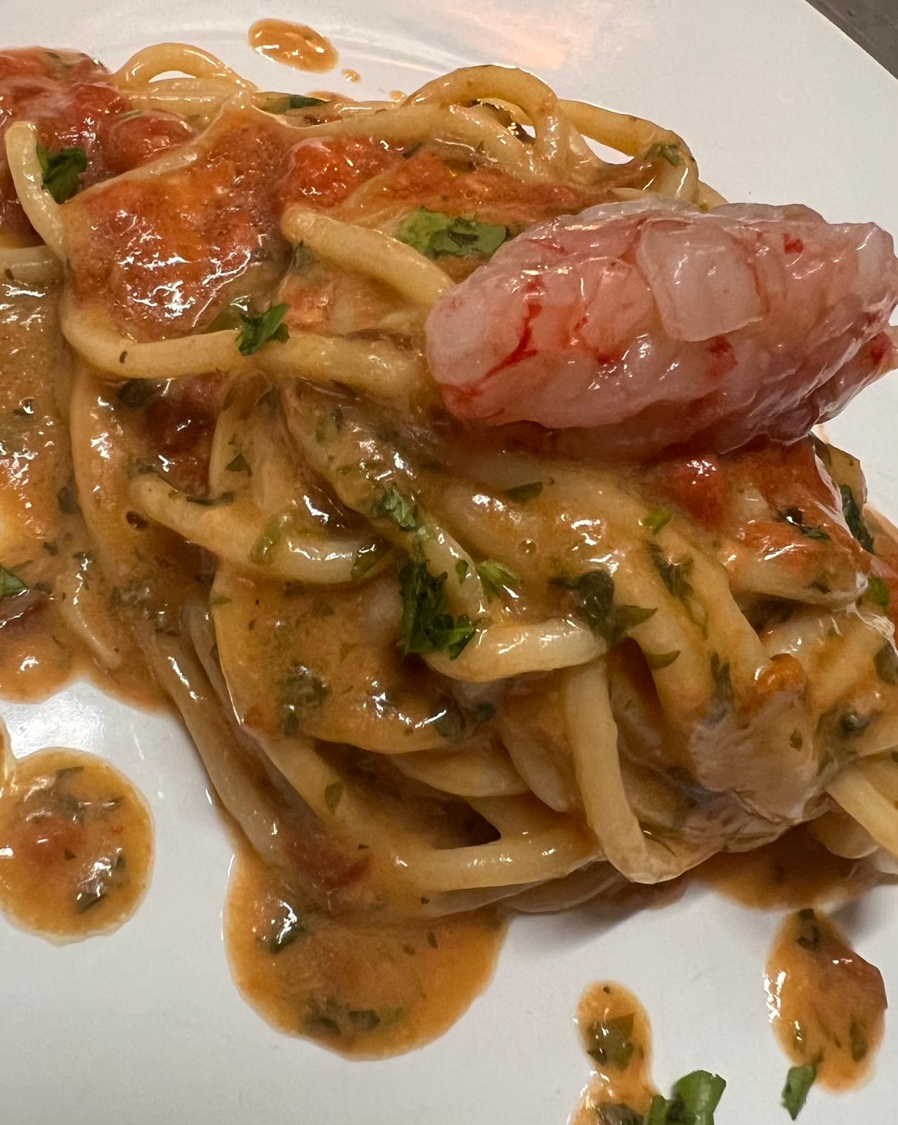 Spaghetto con ricci di mare
